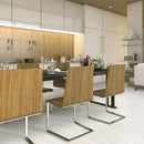 Matx bright honed porcelain floor and wall tile liberty us collection LUSIRG1836134 product shot kitchen dining view