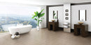 Matx taupe blend honed porcelain floor and wall tile liberty us collection LUSIRG1224136 product shot balcony bathroom room view