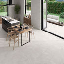 Maven talc 24x48 matte  porcelain floor and wall tile  msi collection NMAVTAL2448 room shot outdoor view