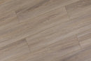 WPC Vinyl Rigid Core 7" Width 60" RL, 9.5mm Thick, 1.5mm IXPE Metallic Taupe Domaine Floors - Mazzia Collection plank view 2