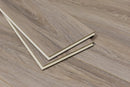 WPC Vinyl Rigid Core 7" Width 60" RL, 9.5mm Thick, 1.5mm IXPE Metallic Taupe Domaine Floors - Mazzia Collection edge view