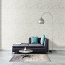 Metro gold  12.09 x 12.21 stone metal blend mesh mounted mosaic tile SMOT-SMTL-METGOL8MM product shot living room view