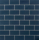 Midnight 3x6 glass wall tile  msi collection SMOT-GL-T-MID36 product shot wall view