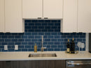Midnight 3x6 glass wall tile  msi collection SMOT-GL-T-MID36 room shot kitchen view