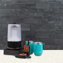 Midnight Ash Veneer Peeland Stick 6in.x22in. Honed Slate Wall Tile SMOT-PNS-VNR-MA6MM bathroom view
