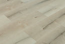 WPC Vinyl Rigid Core 7" Width 48" RL 8.5mm Thick, 1.5mm IXPE Mineral White Bermuda Floors - Mazzia Collection plank view 3