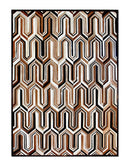 MISSONI – Abstract Patterned Bedroom Cowhide Rug