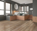 Engineered Hardwood European Oak 7.5" Wide, 74.8" RL, 1/2" Thick Elysian Mojave Fog - Mazzia Collection room shot bedroom view 2
