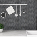 Morning Fog Quarter Round Molding 0.625x6 Glossy Ceramic Wall Tile SMOT-PT-QTRRD-MOFOG5/8X6 product shot kitchen view