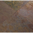 Multi classic 16 in x 16 in gauged slate floor and wall tile SMCLAS1616G-C product shot multiple tiles angle view