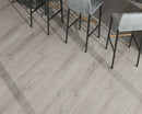 SPC Vinyl Rigid Core 7" Width 60" RL, 6mm Thick, 1.5mm IXPE Mystic Haze Invicta Floors - Mazzia Collection Product shoot tile top view