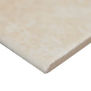 Ansello Ivory Bullnose 3"x18" Glazed Porcelain Wall Tile - MSI Collection product shot edge tile view