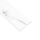 Aria Bianco Bullnose 3"x18" Polished Porcelain Wall Tile - MSI Collection product shot top view