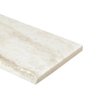 Bernini Bianco Bullnose 3"x18" Matte Porcelain Wall Tile - MSI Collection product shot edge view