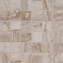 Bernini Camo 12"x12" Matte Porcelain Mesh-Mounted Mosaic Tile product shot wall view