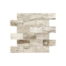 Berniini Camo 12"x12" Polished Porcelain Mesh-Mounted Mosaic Tile product shot profile view