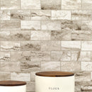 Berniini Camo 12"x12" Polished Porcelain Mesh-Mounted Mosaic Tile product shot bathroom table view 4