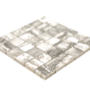 Bernini Carbone 12"x12" Matte Porcelain Mesh-Mounted Mosaic Tile product shot angle view