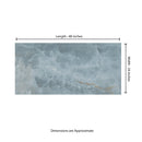 Biotite 24"x48" Polished Porcelain Floor And Wall Tile - MSI Collection measurement view