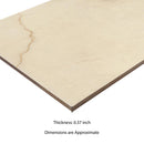 Brighton Crema Polished Porcelain Floor and Wall Tile - MSI Collection