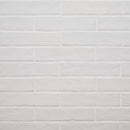 MSI brick collection capella white brick NCAPWHIBRI2X10 glazed porcelain floor wall tile product shot multiple bricks wall view