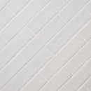 MSI brick collection capella white brick NCAPWHIBRI2X10 glazed porcelain floor wall tile product shot multiple bricks angle view