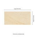 Chateau 12"x24" Lappato 3D Porcelain Stone Look Floor And Wall Tile - MSI Collection
