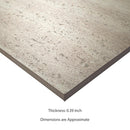 Cordova 24"x48" Matte 3D Porcelain Antislip Tile - MSI Collection