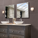 Dimensions Concrete Matte Porcelain Floor and Wall Tile - MSI Collection product shot bath view 3