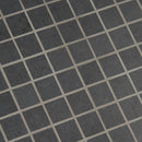 Dimensions Graphite 12"x12" Matte Porcelain Mesh-Mounted Mosaic Tile product shot angle view