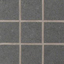Dimensions Graphite 12"x12" Matte Porcelain Mesh-Mounted Mosaic Tile product shot wall view 3