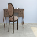 Durban Grey 3"x24" Matte Porcelain Bullnose Wall Tile - MSI Collection product shot table chair view