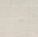 Durban White 12"x12" Matte Porcelain Mosaic Tile product shot wall view