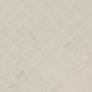 Durban White 12"x12" Matte Porcelain Mosaic Tile product shot angle view