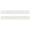 Durban White 3"x24" Polished Porcelain Bullnose Wall Tile - MSI Collection product shot multi tile view