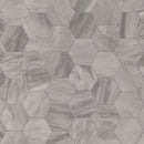 Eden Bardiglio 12"x12" Matte 3" Hexagon Porcelain Mosaic Tile product shot wall view