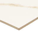 Eden calacatta 12 in x 24 in polished NEDECAL1224P porcelain floor and wall tile product shot profile view