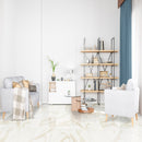 Eden Calacatta 24"x24" Polished Porcelain Floor And Wall Tile - MSI Collection living room view 2