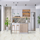 Eden Calacatta 24"x24" Matte Porcelain Floor And Wall Tile - MSI Collection product shot kitchen view
