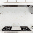 Eden Calcatta 12"x12" Hexagon 2" Matte Porcelain Mosaic Tile room shot kitchen  view