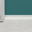 Eden Calcatta 12"x12" Hexagon 2" Matte Porcelain Mosaic Tile room shot washing machine view 2