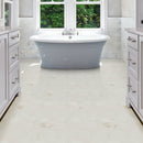 Eden Calcatta 12"x12" Hexagon 3" Matte Porcelain Mosaic Tile room shot bathroom view