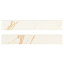 Eden Calacatta 4"x24" Matte Porcelain Bullnose Tile Trim - MSI Collection