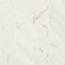 Eden Calcatta 12"x15" Chevron pattern Matte Porcelain Mosaic Tile product shot wall view