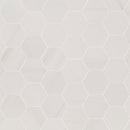 Eden Dolomite 12"x12" Matte 3" Hexagon Porcelain Mosaic Tile product shot wall view