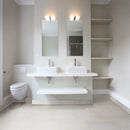Eden Dolomote Bullnose 4"x24" Matte Glazed Porcelain Wall Tile - MSI Collection product shot bathroom view