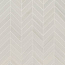 Eden Dolomite 12"x15" Matte Chevron Porcelain Mosaic Tile product shot wall view