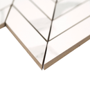 Eden Statuary 12"x15" Matte Chevron Porcelain Mosaic Tile product shot profile view 2