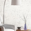 Eden Statuary 12"x15" Matte Chevron Porcelain Mosaic Tile room shot study room view 2