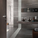 Eramosa Grey Bullnose 3" x 18" Glazed Porcelain Wall Tile - MSI Collection product shot profile view